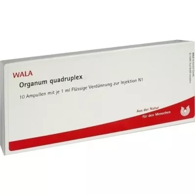ORGANUM ampollas cuádruplex, 10X1 ml