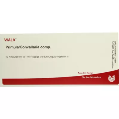 PRIMULA/CONVALLARIA comp. ampollas, 10X1 ml