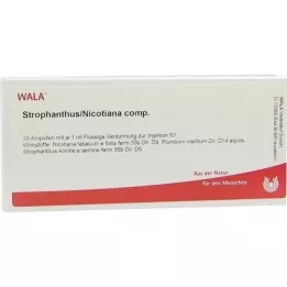 STROPHANTHUS/NICOTIANA comp. ampollas, 10X1 ml