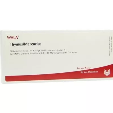 THYMUS/MERCURIUS Ampollas, 10X1 ml THYMUS/MERCURIUS Ampollas, 10X1 ml