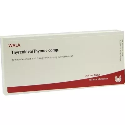 THYREOIDEA/Timo comp. Ampollas, 10X1 ml