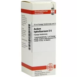 ACIDUM HYDROFLUORICUM Dilución D 6, 20 ml