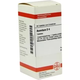 ACONITUM D 4 tabletas, 80 piezas