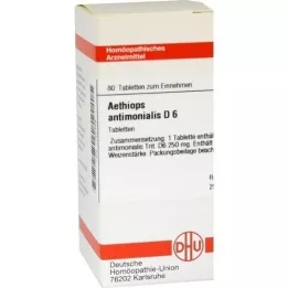 AETHIOPS ANTIMONIALIS D 6 tabletas, 80 piezas