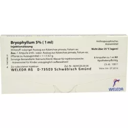 BRYOPHYLLUM Solución inyectable al 5%, 1 ml, 8X1 ml