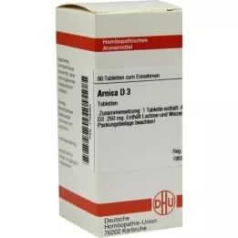 ARNICA D 3 tabletas, 80 piezas