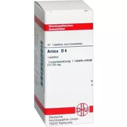 ARNICA D 4 tabletas, 80 piezas