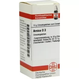 ARNICA D 3 glóbulos, 10 g