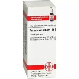 ARSENICUM ALBUM D 6 glóbulos, 10 g