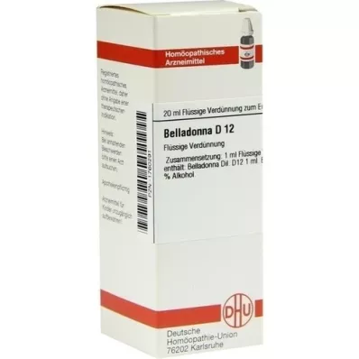 BELLADONNA Dilución D 12, 20 ml BELLADONNA Dilución D 12, 20 ml