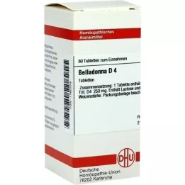 BELLADONNA D 4 tabletas, 80 piezas