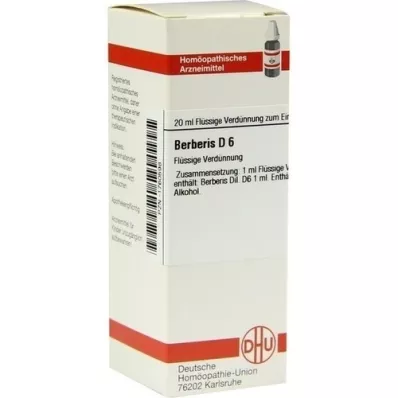 BERBERIS Dilución D 6, 20 ml