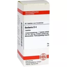 BERBERIS D 4 tabletas, 80 piezas