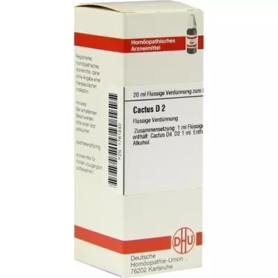 CACTUS Dilución D 2, 20 ml