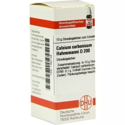 CALCIUM CARBONICUM Hahnemanni D 200 glóbulos, 10 g