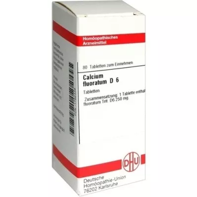CALCIUM FLUORATUM D 6 tabletas, 80 piezas