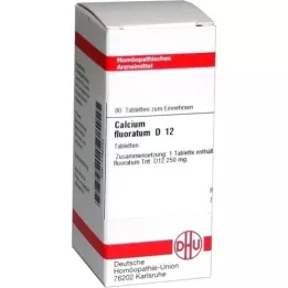 CALCIUM FLUORATUM D 12 tabletas, 80 piezas