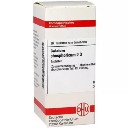 CALCIUM PHOSPHORICUM D 3 tabletas, 80 piezas