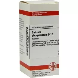 CALCIUM PHOSPHORICUM D 12 tabletas, 80 piezas