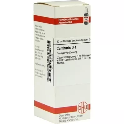 CANTHARIS Dilución D 4, 20 ml