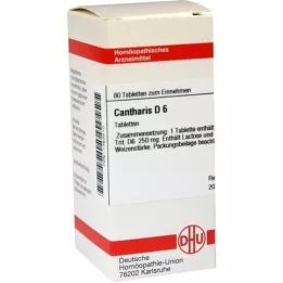 CANTHARIS D 6 tabletas, 80 piezas