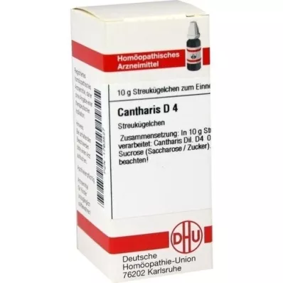 CANTHARIS D 4 glóbulos, 10 g