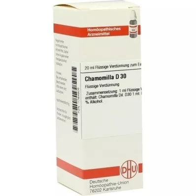 CHAMOMILLA Dilución D 30, 20 ml
