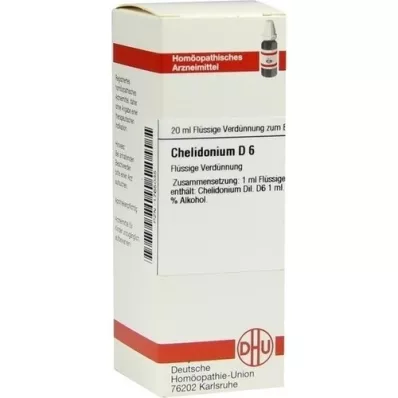 CHELIDONIUM Dilución D 6, 20 ml