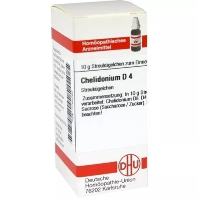 CHELIDONIUM D 4 glóbulos, 10 g
