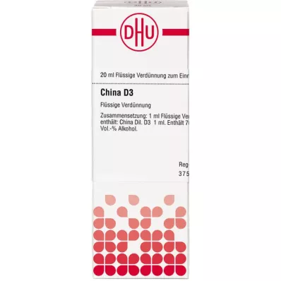 CHINA Dilución D 3, 20 ml