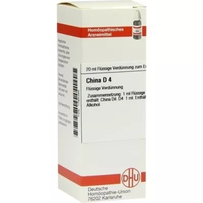 CHINA Dilución D 4, 20 ml