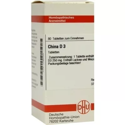 CHINA D 3 tabletas, 80 piezas