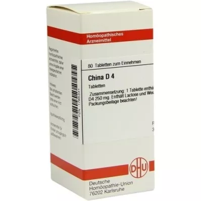 CHINA D 4 tabletas, 80 piezas