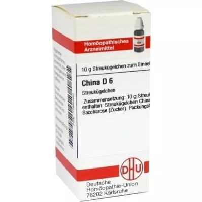 CHINA D 6 glóbulos, 10 g