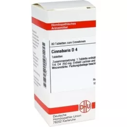 CINNABARIS D 4 tabletas, 80 piezas