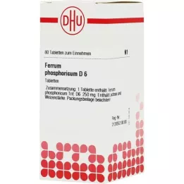 FERRUM PHOSPHORICUM D 6 tabletas, 80 piezas