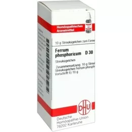 FERRUM PHOSPHORICUM D 30 glóbulos, 10 g