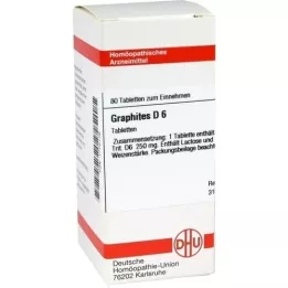 GRAPHITES D 6 tabletas, 80 piezas