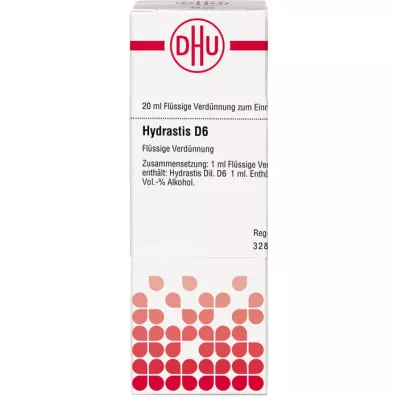 HYDRASTIS Dilución D 6, 20 ml