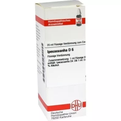 IPECACUANHA Dilución D 6, 20 ml