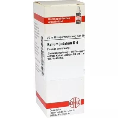 KALIUM JODATUM Dilución D 4, 20 ml