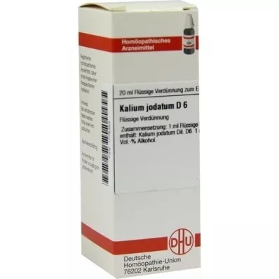 KALIUM JODATUM Dilución D 6, 20 ml KALIUM JODATUM Dilución D 6, 20 ml