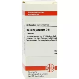 KALIUM JODATUM D 6 tabletas, 80 piezas