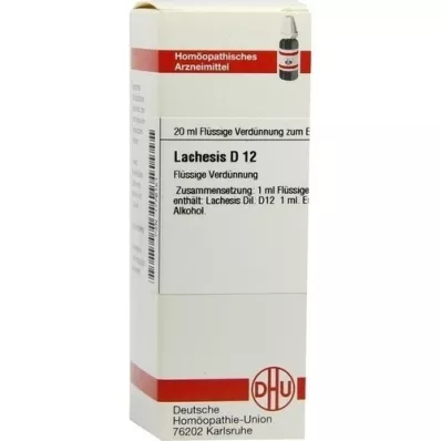 LACHESIS Dilución D 12, 20 ml