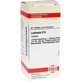 LACHESIS D 6 tabletas, 80 piezas