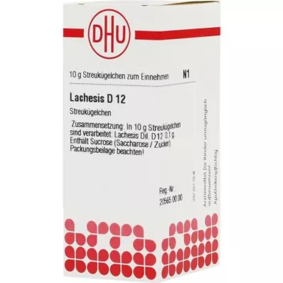 LACHESIS D 12 glóbulos, 10 g