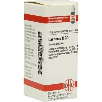 LACHESIS D 30 glóbulos, 10 g