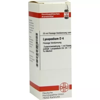 LYCOPODIUM Dilución D 4, 20 ml