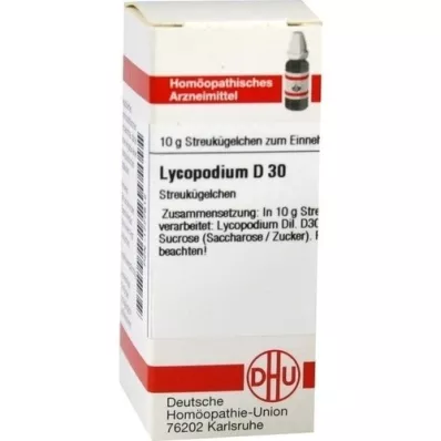 LYCOPODIUM D 30 glóbulos, 10 g LYCOPODIUM D 30 glóbulos, 10 g