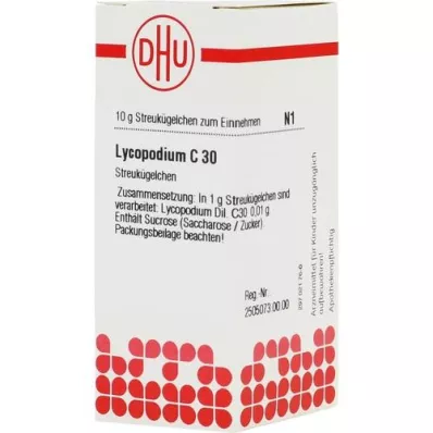 LYCOPODIUM C 30 glóbulos, 10 g